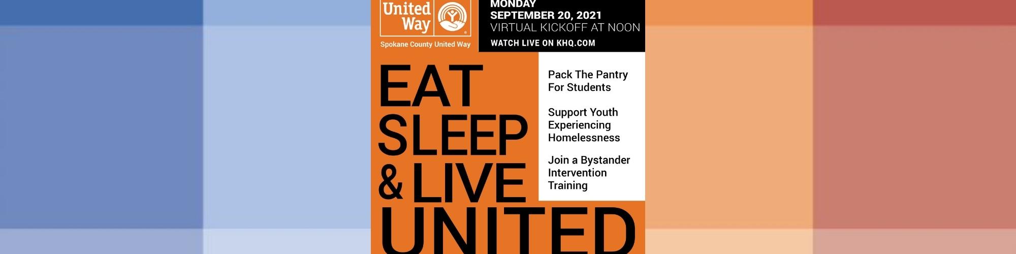 Eat. Sleep. LIVE UNITED